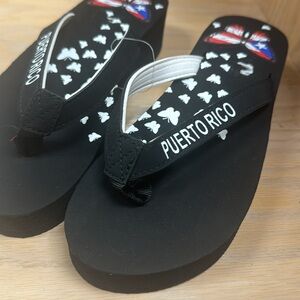 Flip flops with heels